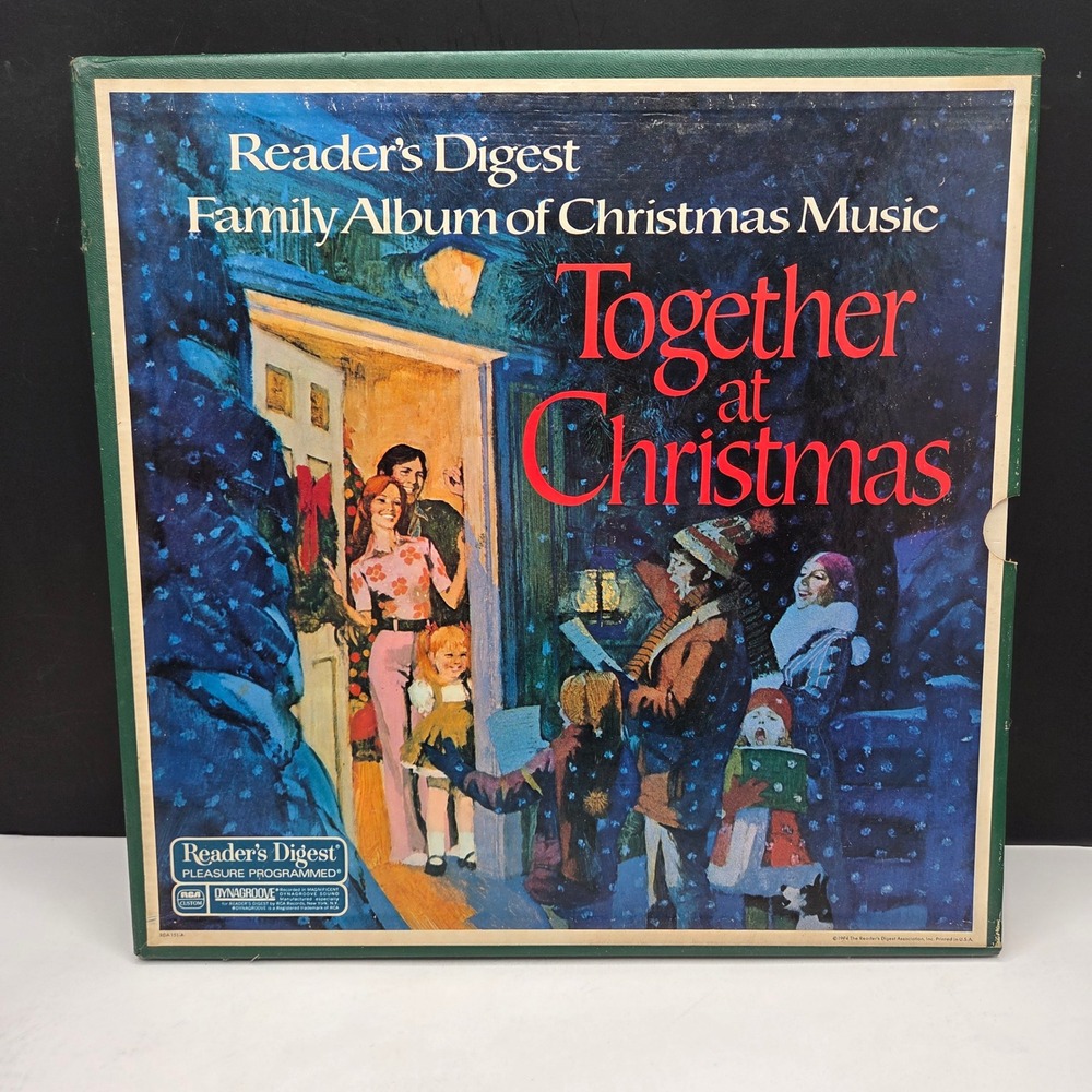 Reader's Digest Together at Christmas Vinyl 5 LP Box Set Vintage Holiday Music